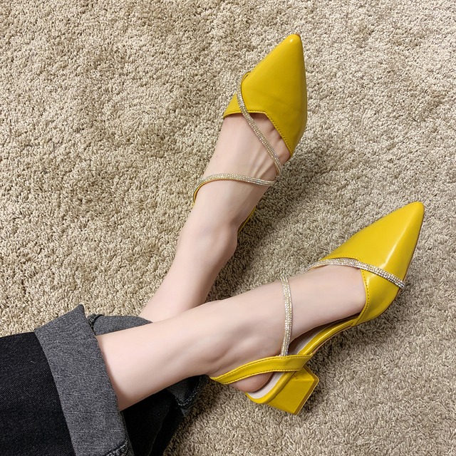 野生のオープンつま先のラインストーンハイヒールの厚いヒールネット赤い妖精スタイルのローマの靴のサンダル女性2020春と夏の新しいバージョン 部族の婦人靴2100100