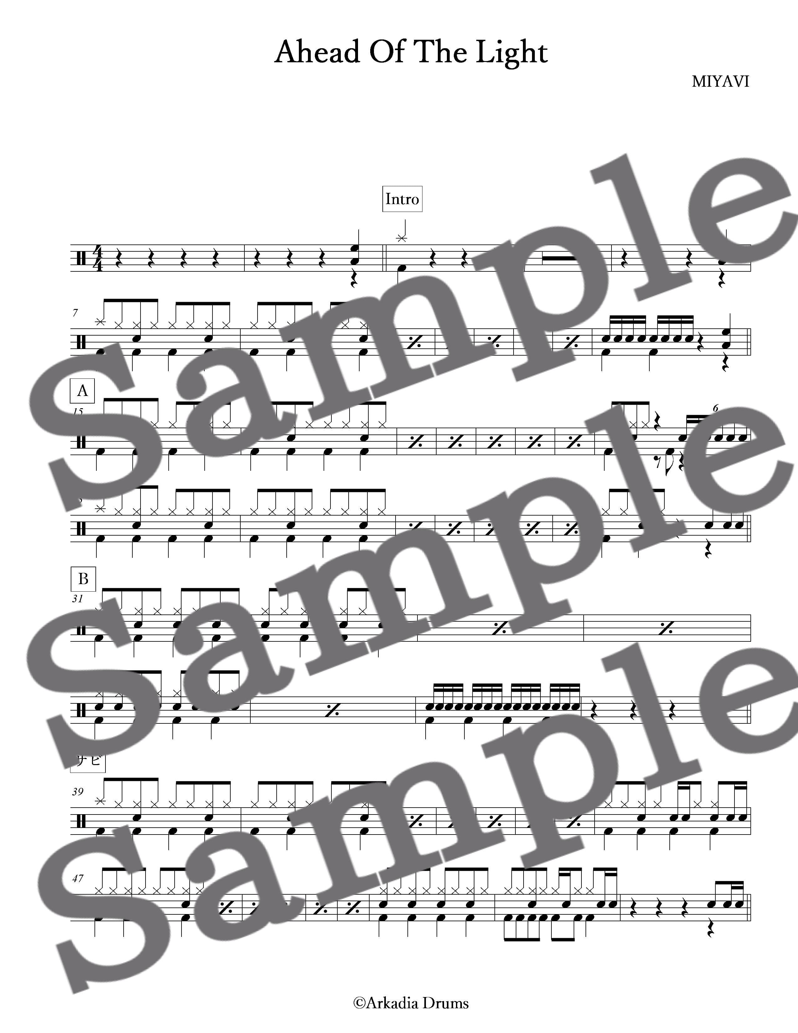 Ahead Of The Light(MIYAVI)