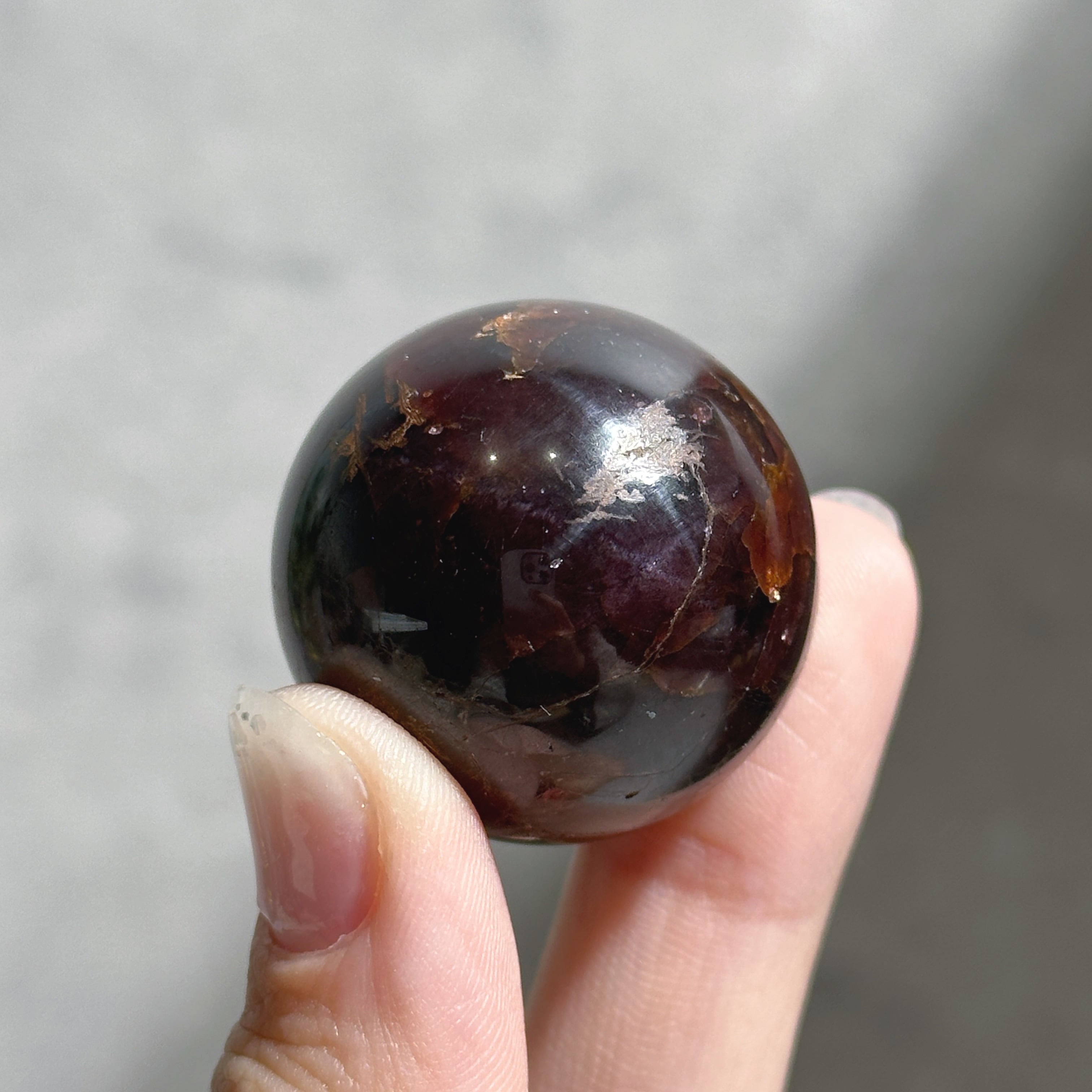 スターガーネット スフィア(丸玉)14◇Garnet◇天然石・鉱物・パワーストーン