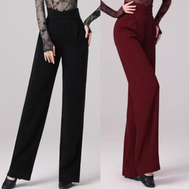 エレガントハイウエストワイドパンツ ds0825