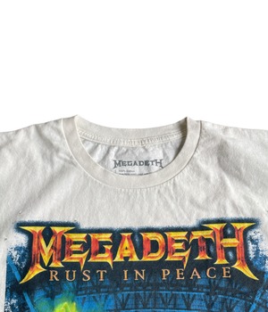 USED ROCK BAND T-SHIRT -Megadeth-
