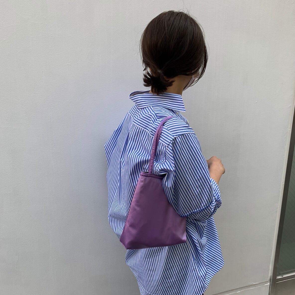satin color bag / サテン カラーバッグ レディース 差し色 パステル