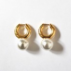 24KPGサークル＆パールピアス