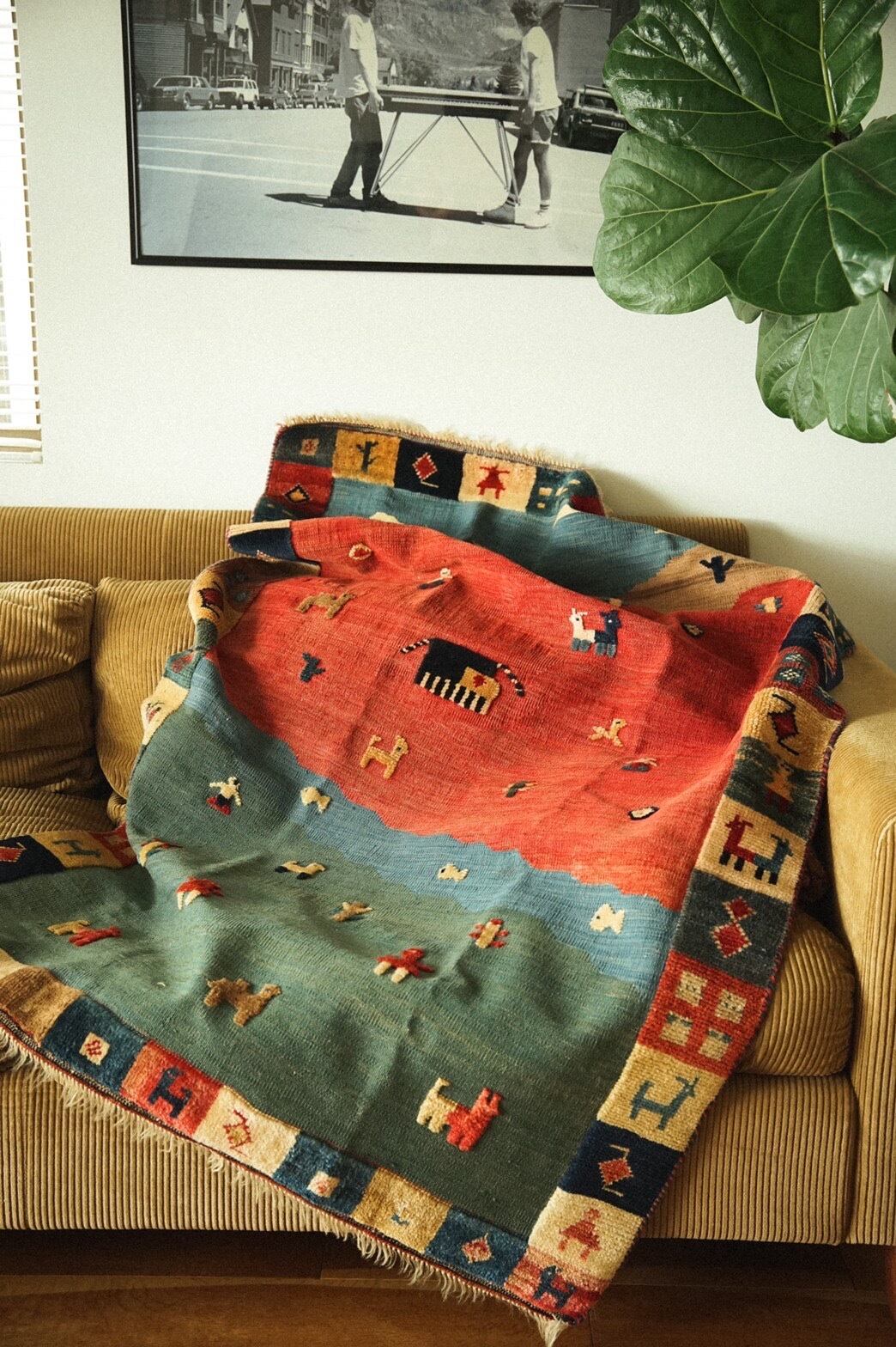 244 -Vintage Iranian rug