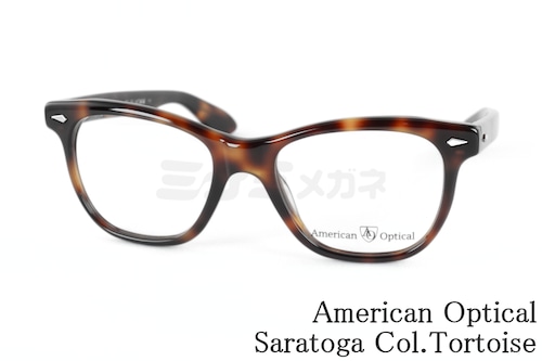 American Optical メガネ Saratoga COL.Tortoise ウェリントン アメリカンオプティカル サラトガ AO 正規品