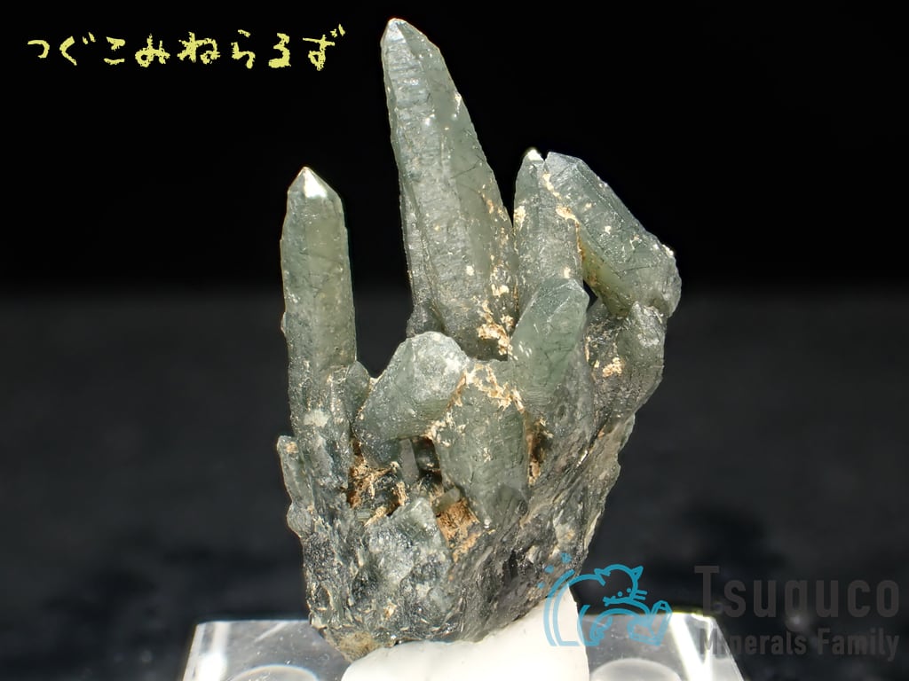 プレーズ・クォーツ 石英 緑水晶 Prase Quartz ギリシャ TM-0025