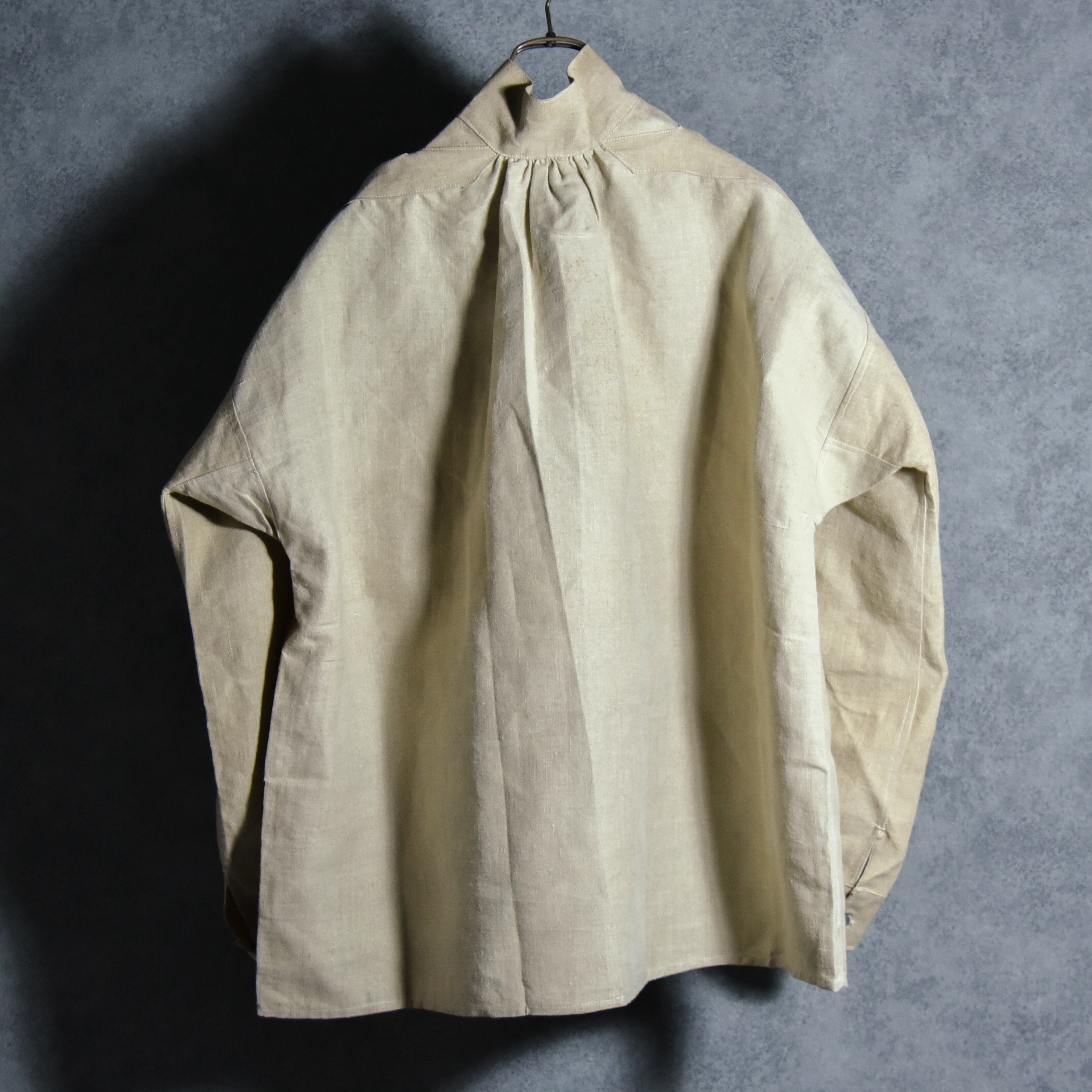 30s French Army Linen Hospital Bourgeron Smock フランス軍