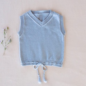 即納 ) 2.4.6y| fine-knit vest | iver & isla