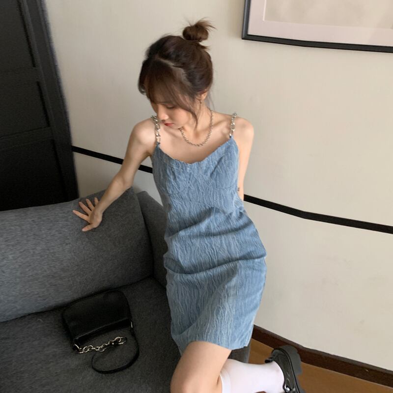 チェーン ドレス サマースカート 夏物 スーパーモール46580692304