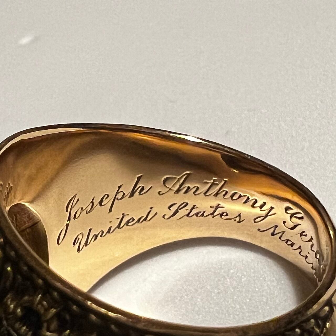 VINTAGE TIFFANY & CO. United States Naval Academy 1937 Class Ring