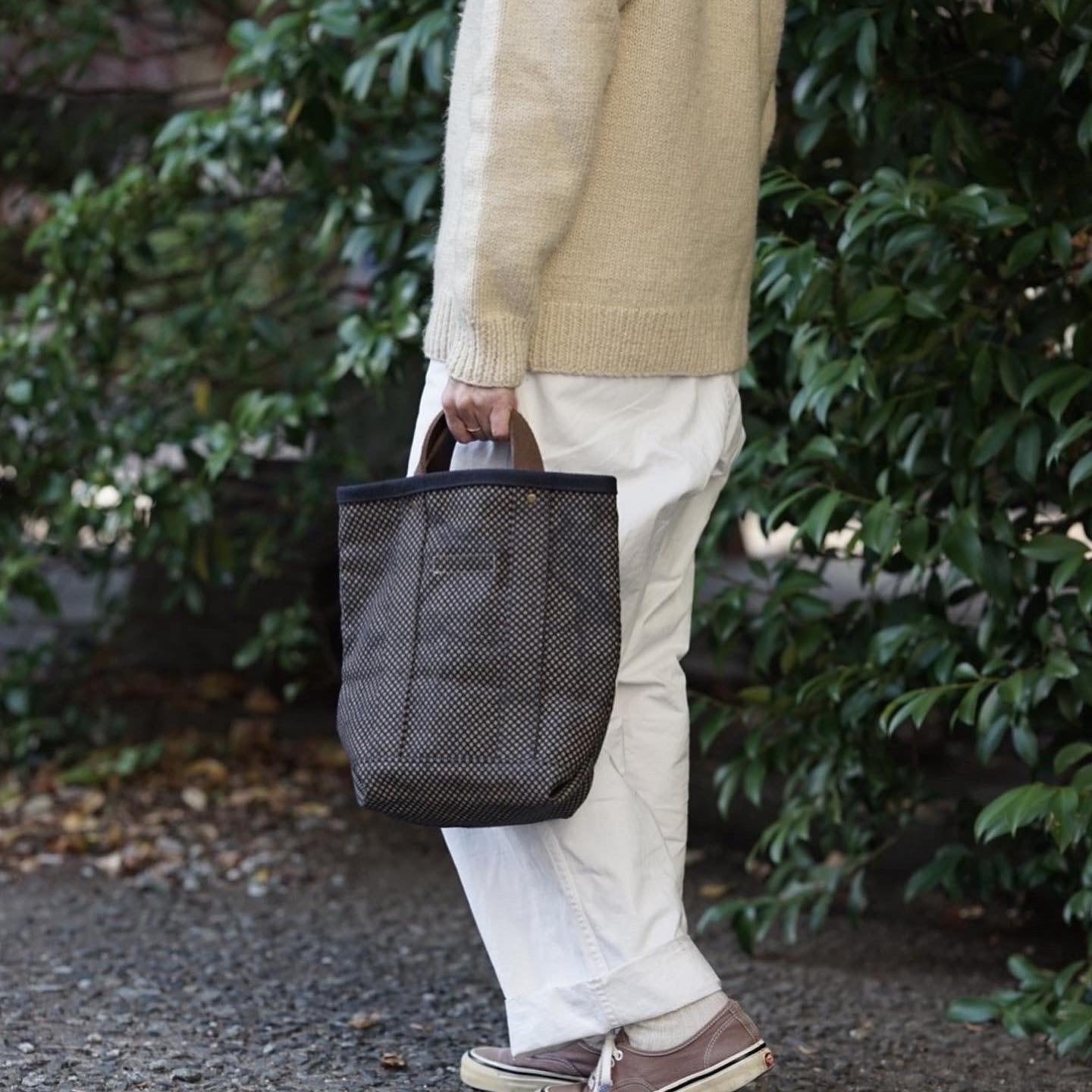 美品　AMIACALVA別注 reversible tote (S) AMIACALVA(アミアカルヴァ) / 別注 reversible tote (S) -DOT