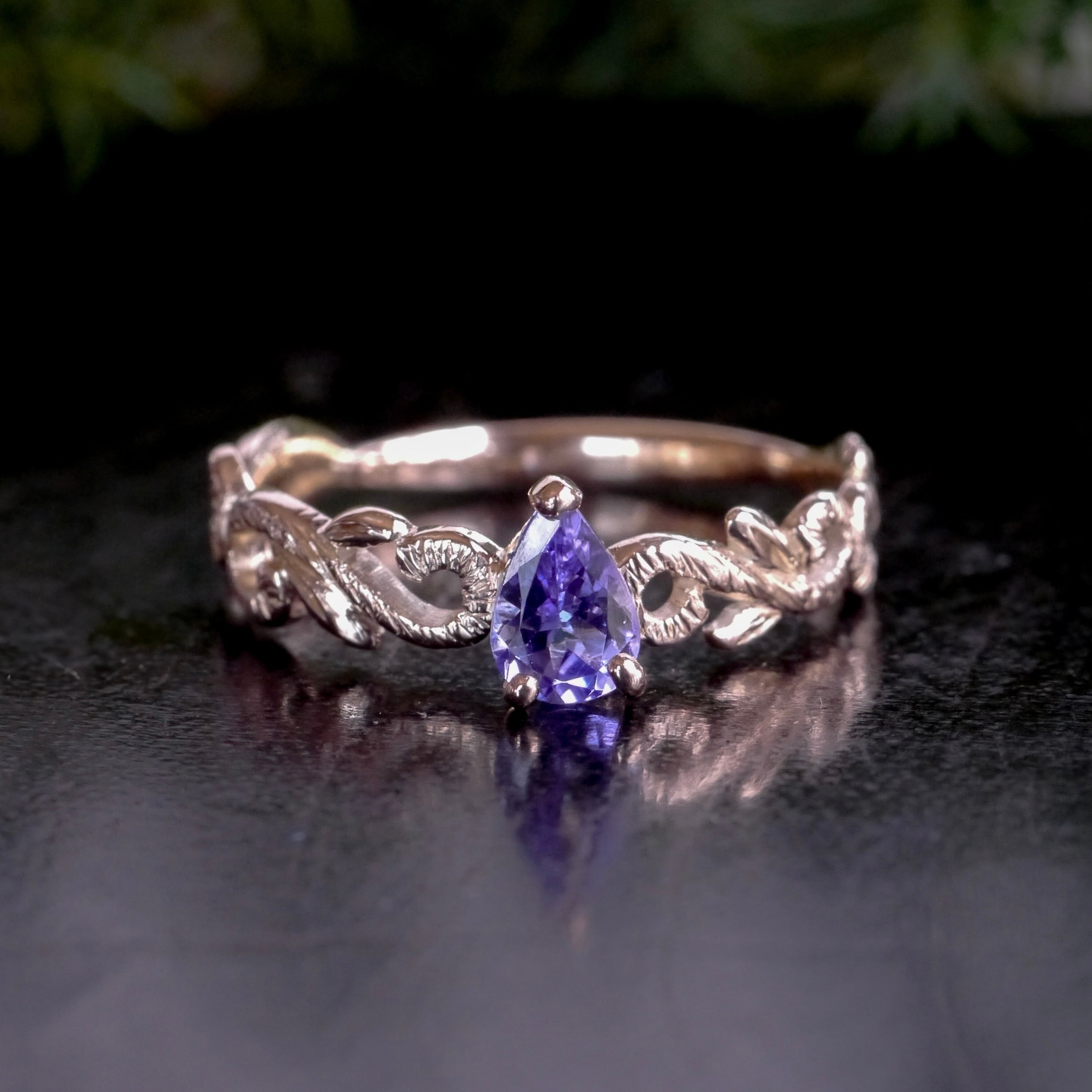雫 − SHIZUKU − K10 タンザナイトリング | Ai Kaminaga｜Coastal Jewelry