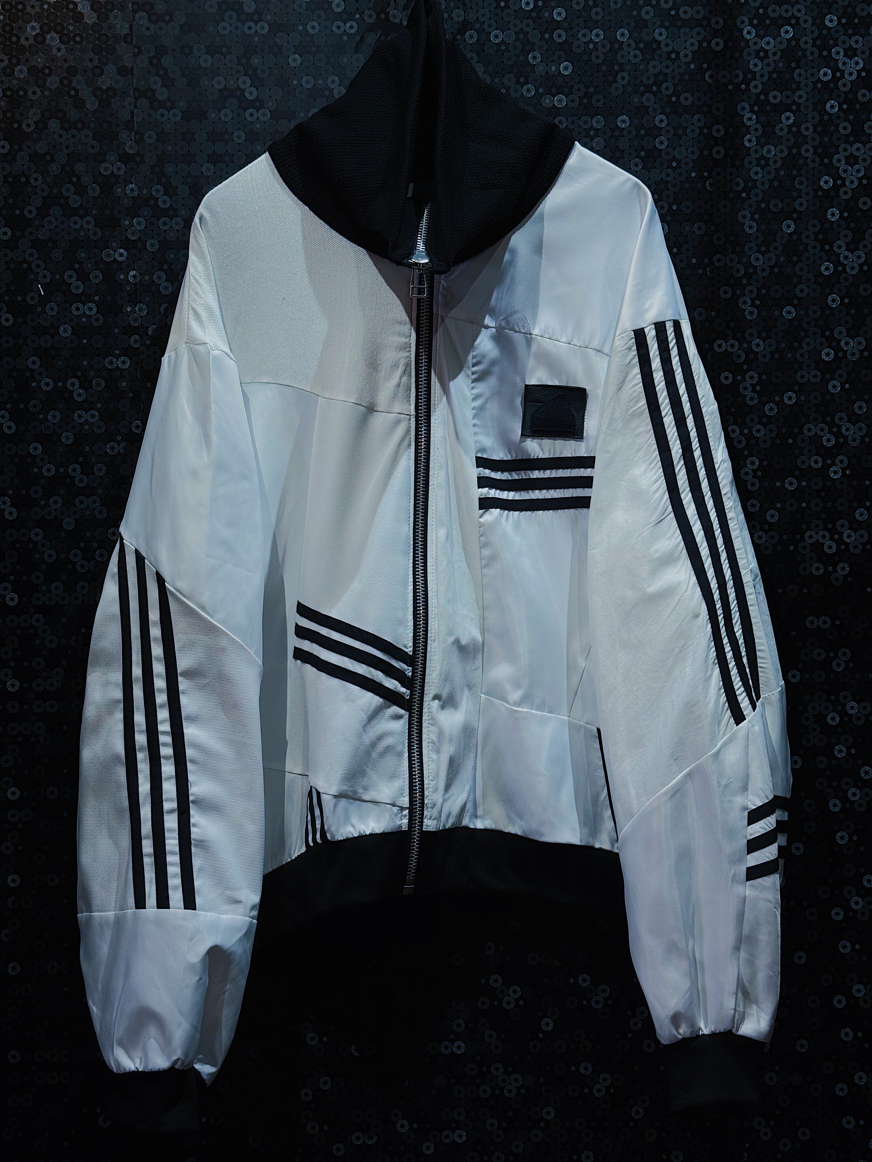 【ÆIEM】Special “original re:make” vintage patch work design High-neck track jacket