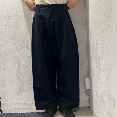 STUDIO NICHOLSON スタジオニコルソン SNM-009 VOLUME PANT ボリュームパンツ ワイドパンツ 179cm62kg  SIZEM【表参道r11】 | ブランド古着Brooch powered by BASE