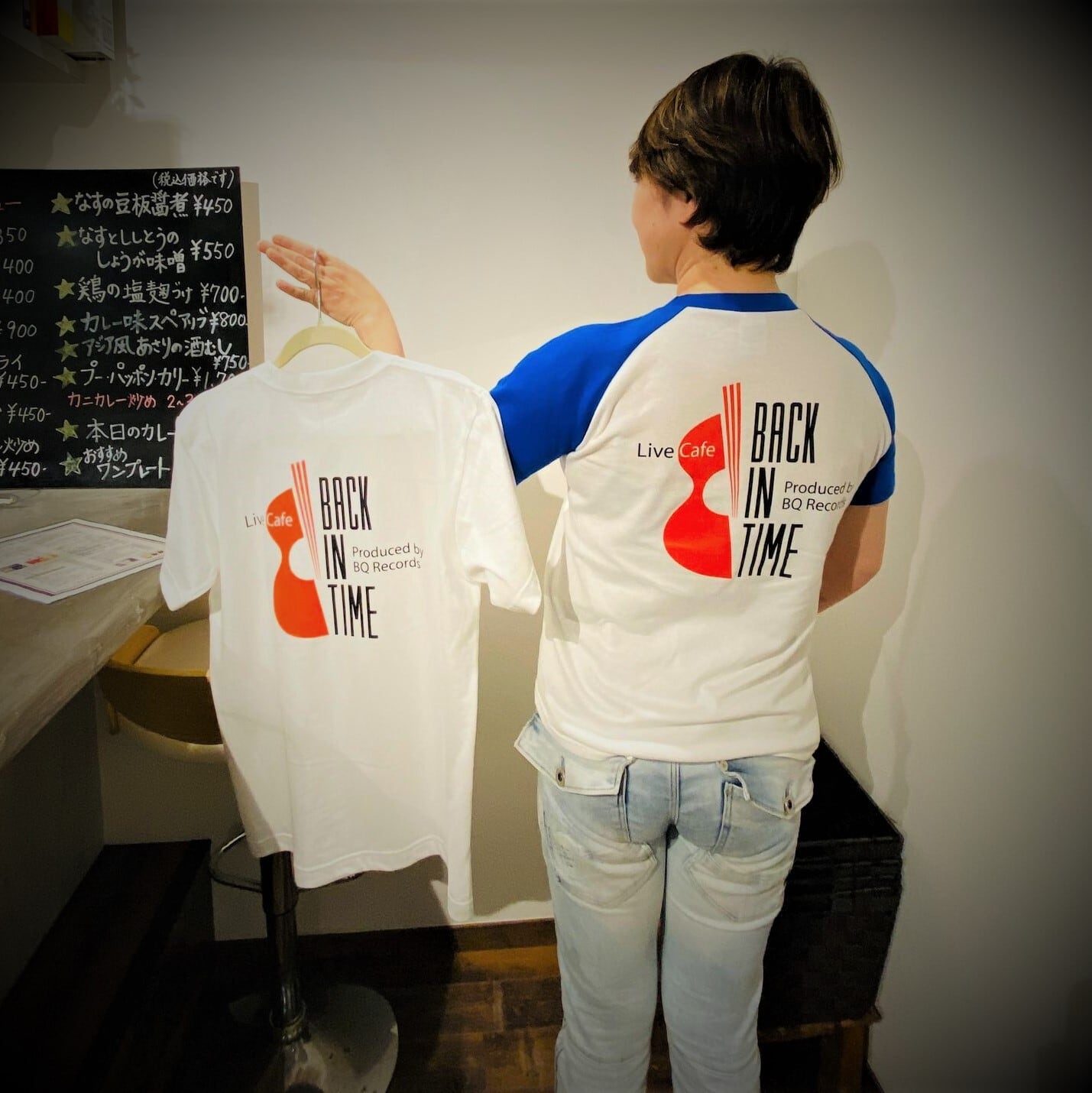 さまかた4周年記念BITコラボTシャツ 半袖ホワイト | BACK IN TIME