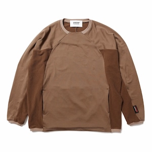 HOMBRENINO : POLARTEC CREWNECK HN0222-CT0002 C/# BEIGE SIZE L