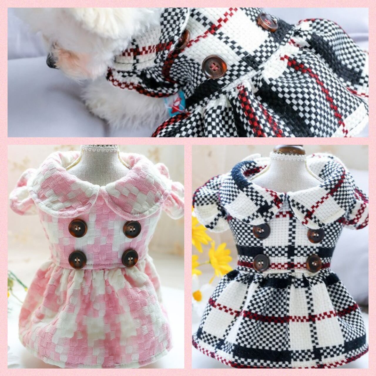 21fw新作 チェックワンピース 471 Candydogg