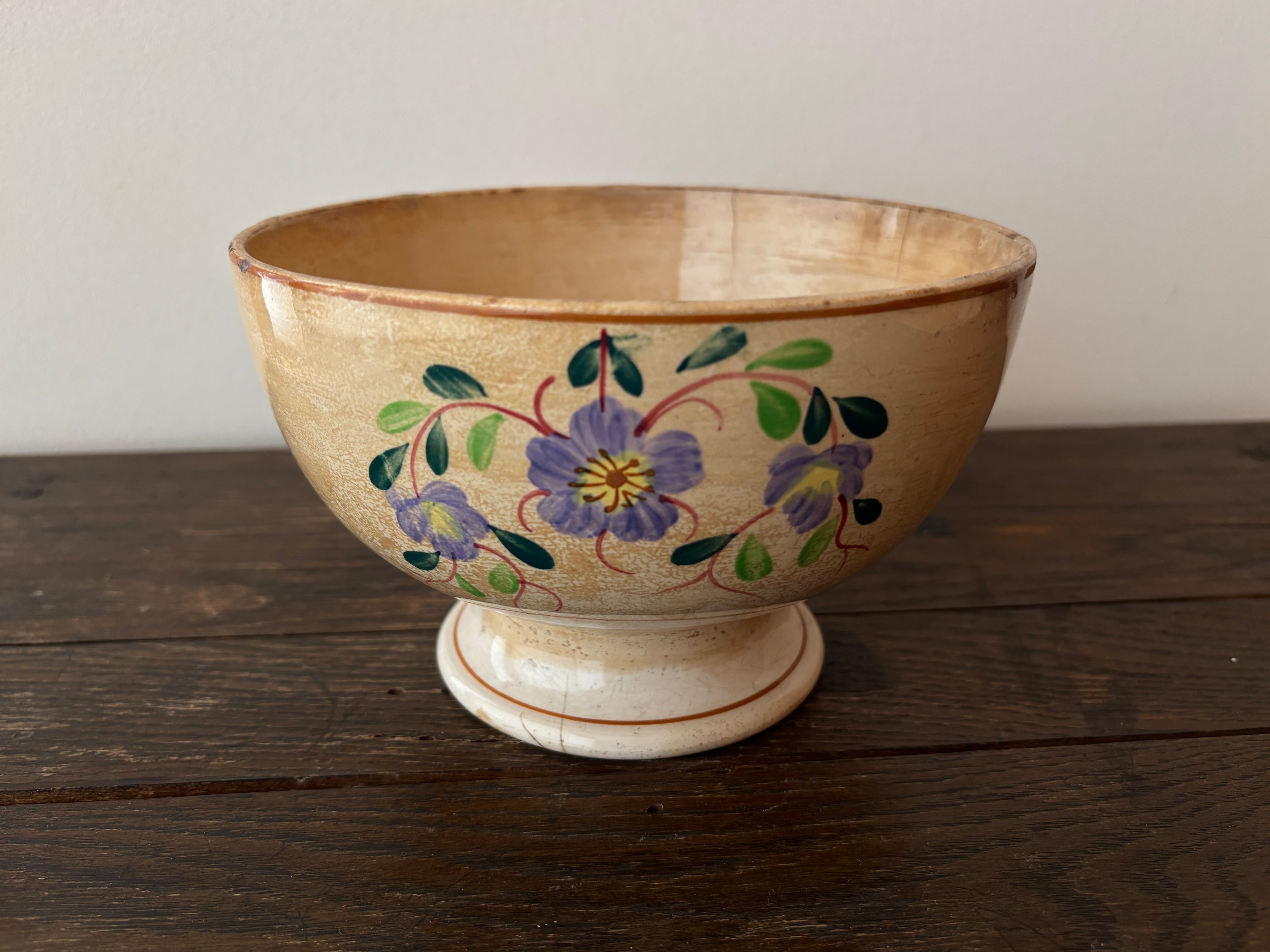 【1点のみ】Creil et Montereau(クレイユモントロー) 古手の大きなカフェオレボウル