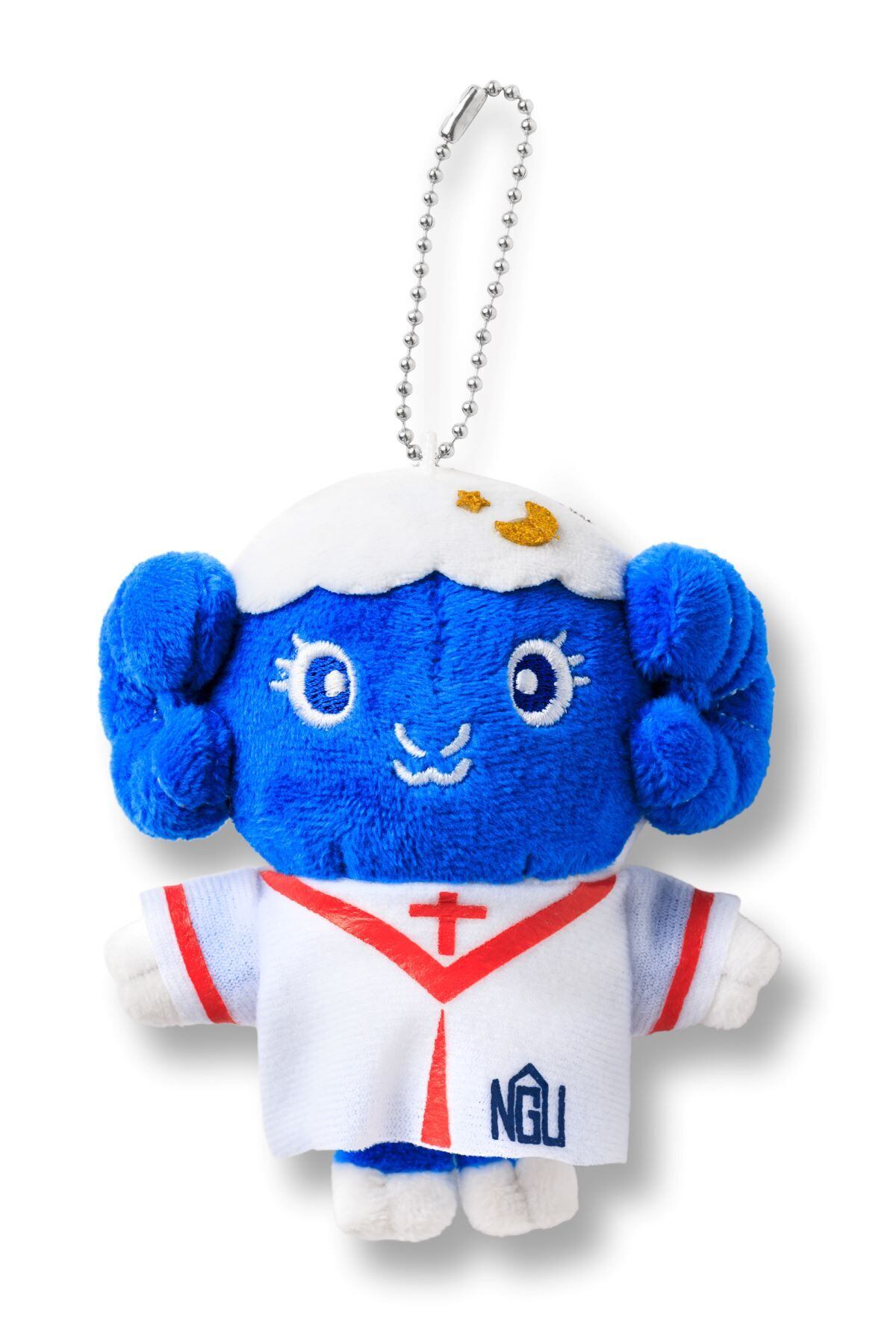 ご当地限定品】さのまる × モンチッチ Sサイズ ぬいぐるみ（青） 楽天