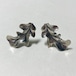 Vintage Sterling Leaf Shaped Earrings