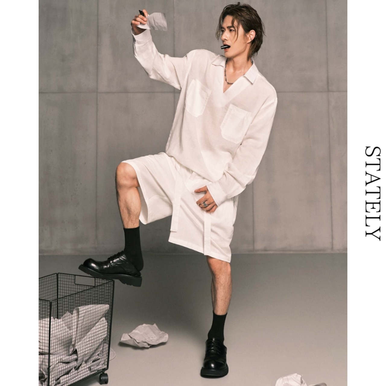 Linen Relax セットアップ/2color_ST19・画像4