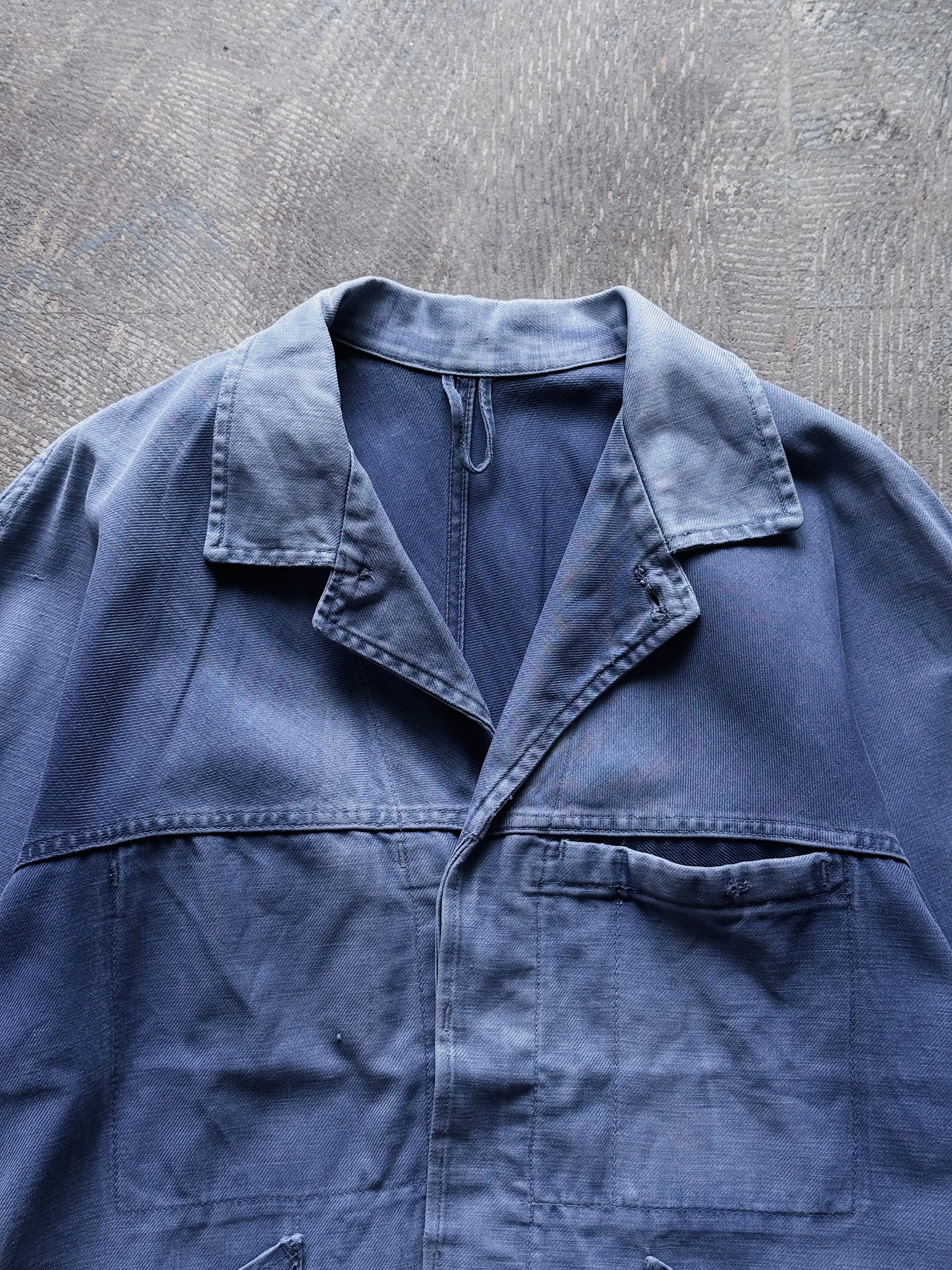 french vintage- faded euro work jacket | 弥勒 -MIROKU-