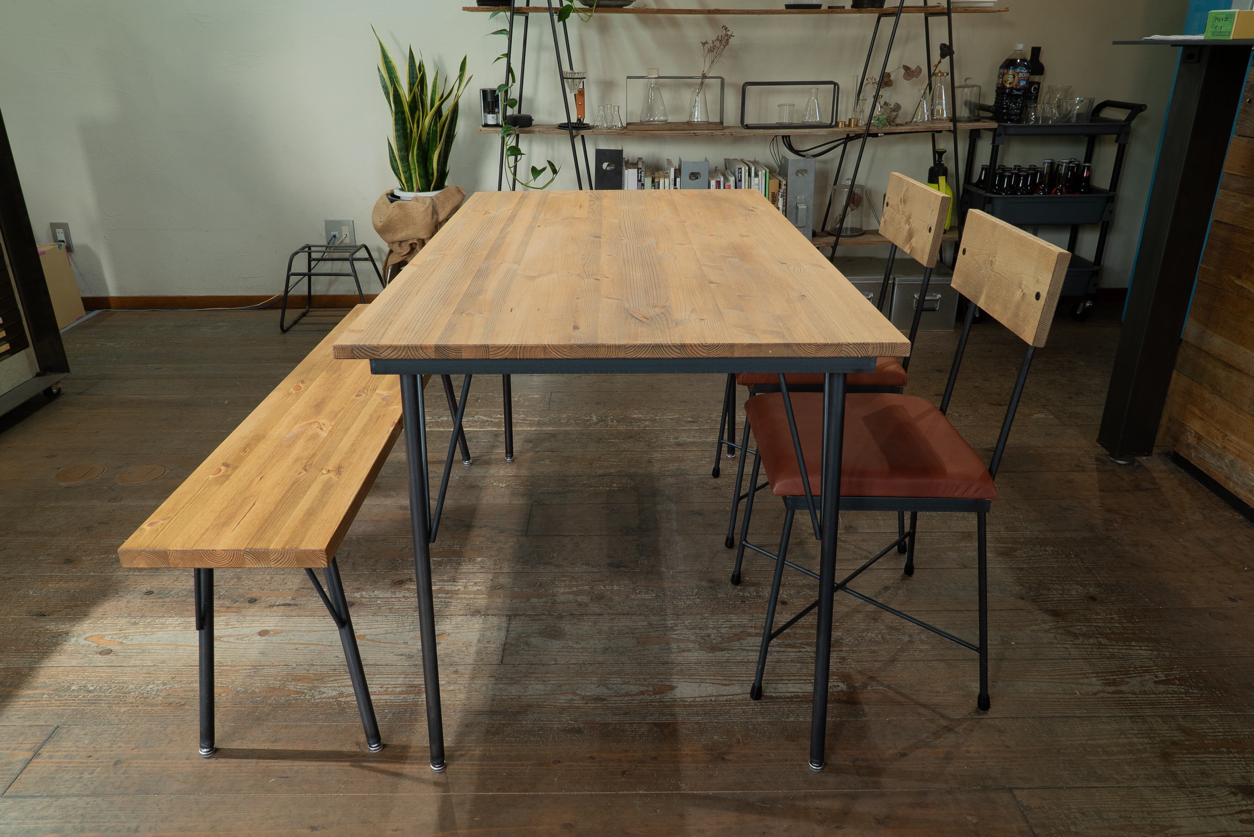 PINE】SK BENCH 1200/ ベンチ/パイン材/W1200mm / 送料無料(北海道