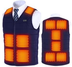 【特価処分】[ｉｎｏｔｅｎｋａ] 電熱ベスト 大きいサイズ ヒーターベスト 【前後3段階温度独立制御・超速暖】 加熱 S-6XL インナー 超軽量 Vネック 前後12箇所発熱 電熱ジャケット USB給電 丸洗い 男女兼用 屋外作業 40-120kg対応