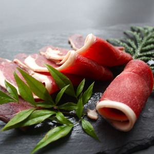 【ジビエ・スライス】猪肉・ウデ（焼き肉用）130g【石川県・白山市産】