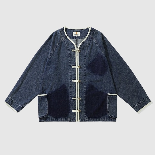 ウォッシュドデニムレトロジャケット H1832