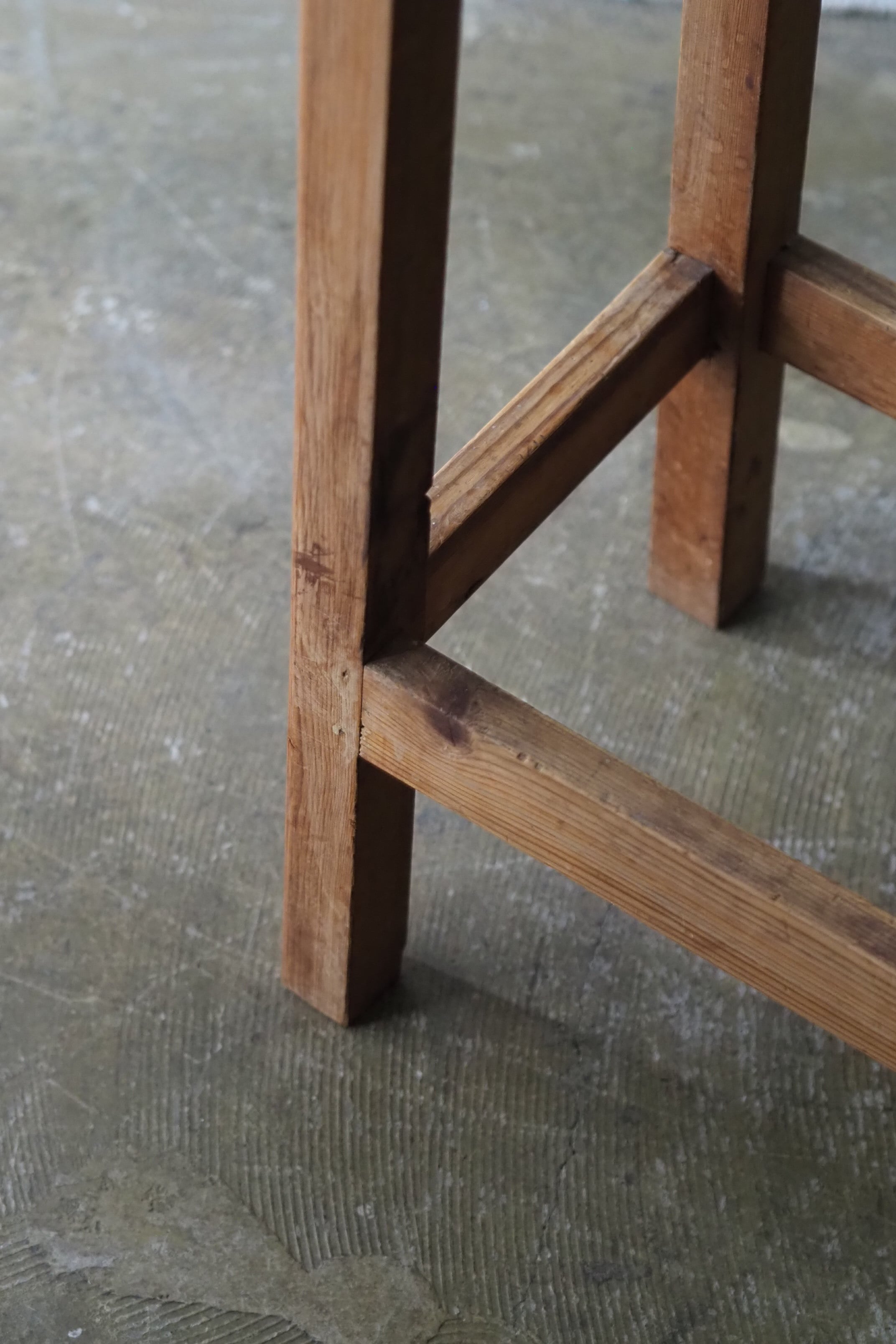 パインの花台-vintage wood plant stand | アンティーク.ヴィンテージ