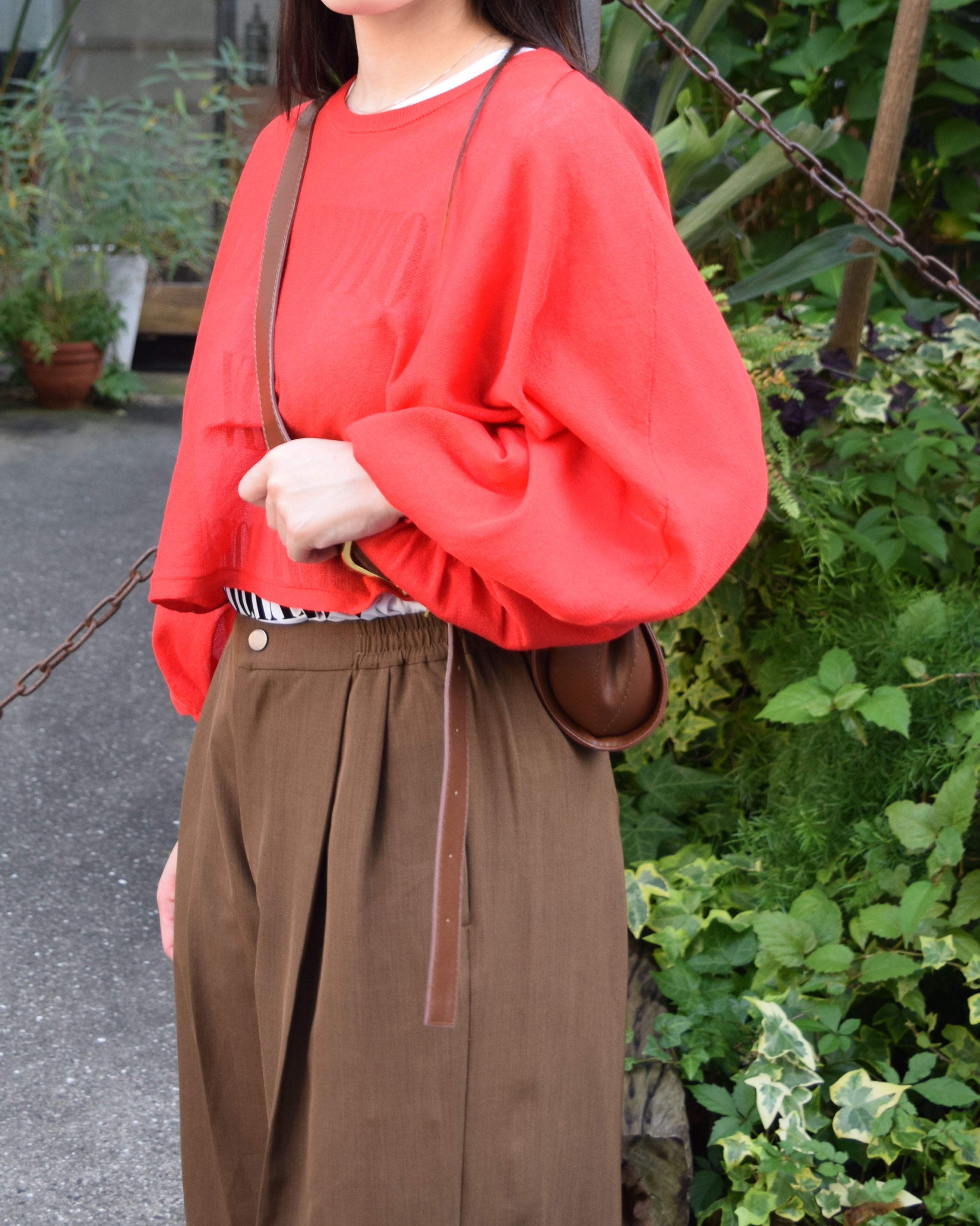 R771223 シアークロップドニット | ROSIEE