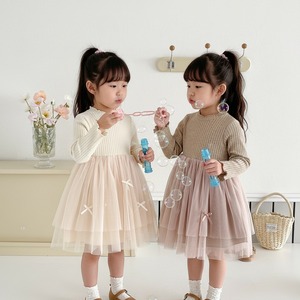 【春作】フリルリボンワンピース