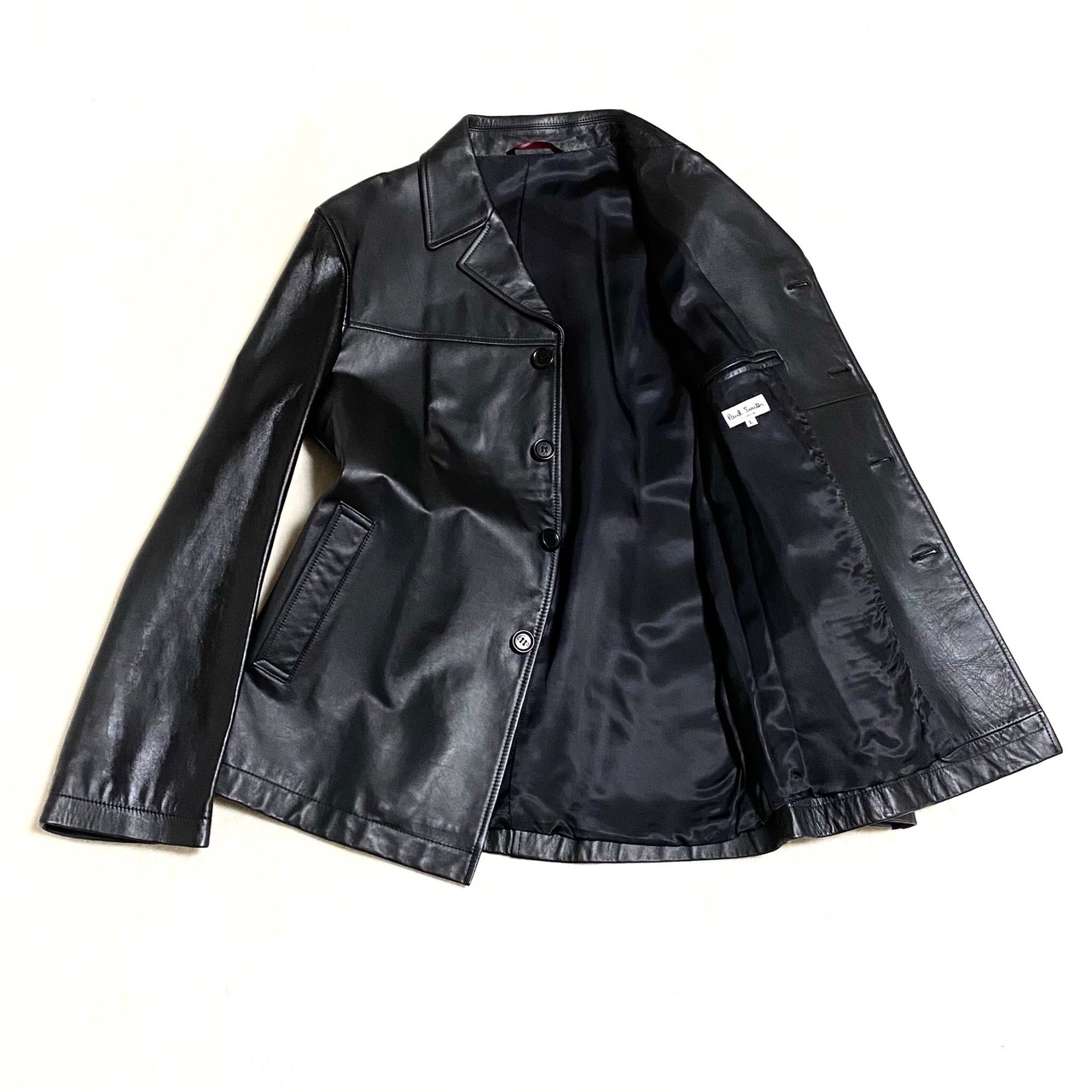 4561 美品!! Paul Smith LONDON ポールスミス 牛革 本革 カウレザー 