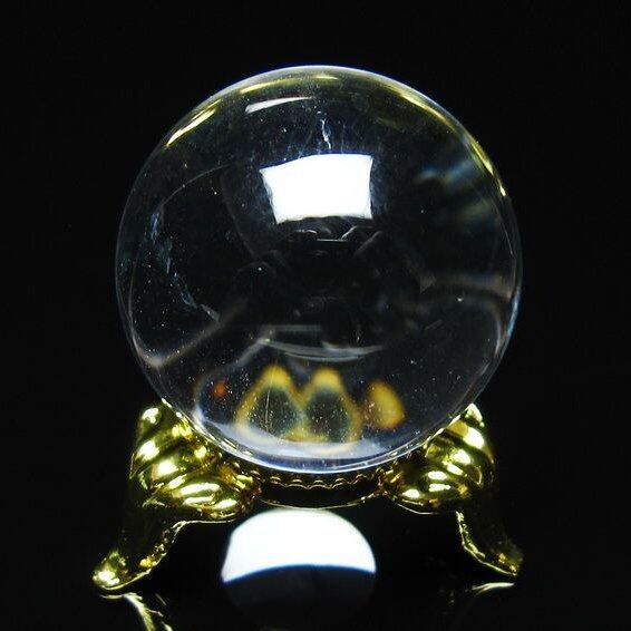 水晶 丸玉 30mm 一点物 141-7682