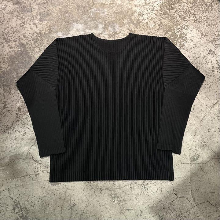 HOMME PLISSE ISSEY MIYAKE プリーツ長袖 tシャツトップス