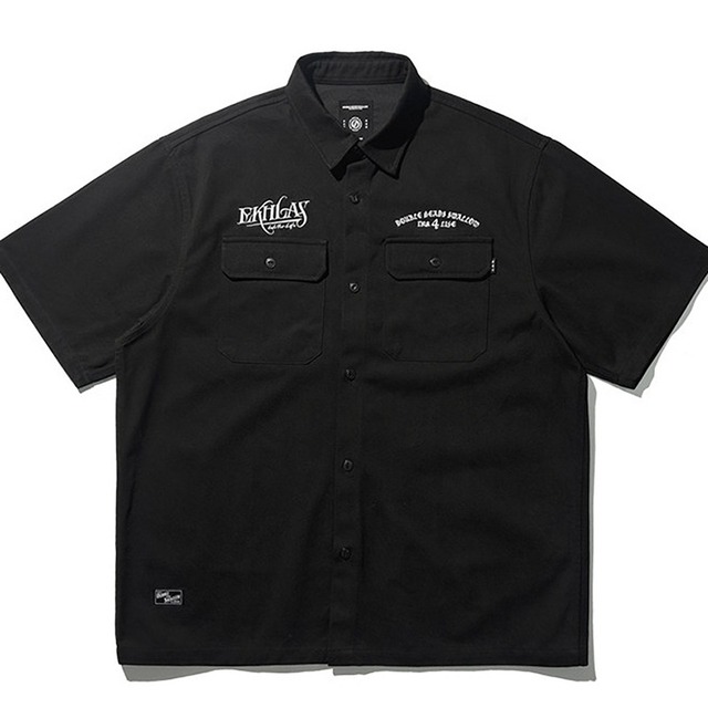 DHS Embroidered s/s shirt 21247