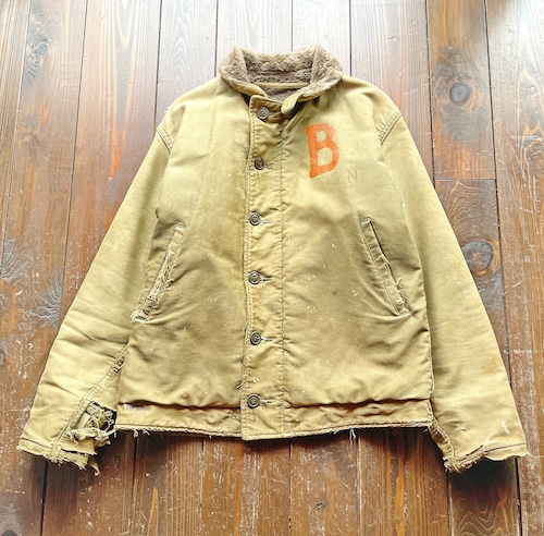 40s  U.S.NAVY N-1 Deck Jacket〈 Late model 〉size 38