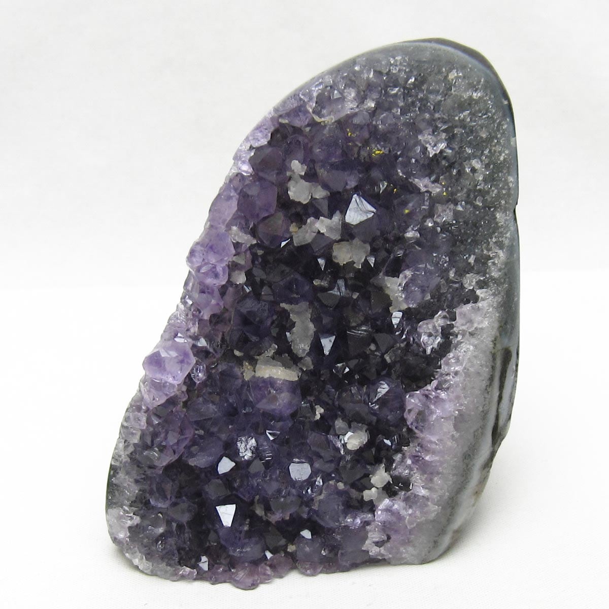 アメジスト 原石 ウルグアイ産 アメジスト クラスター amethyst カルサイト付き 一点物 182-8932