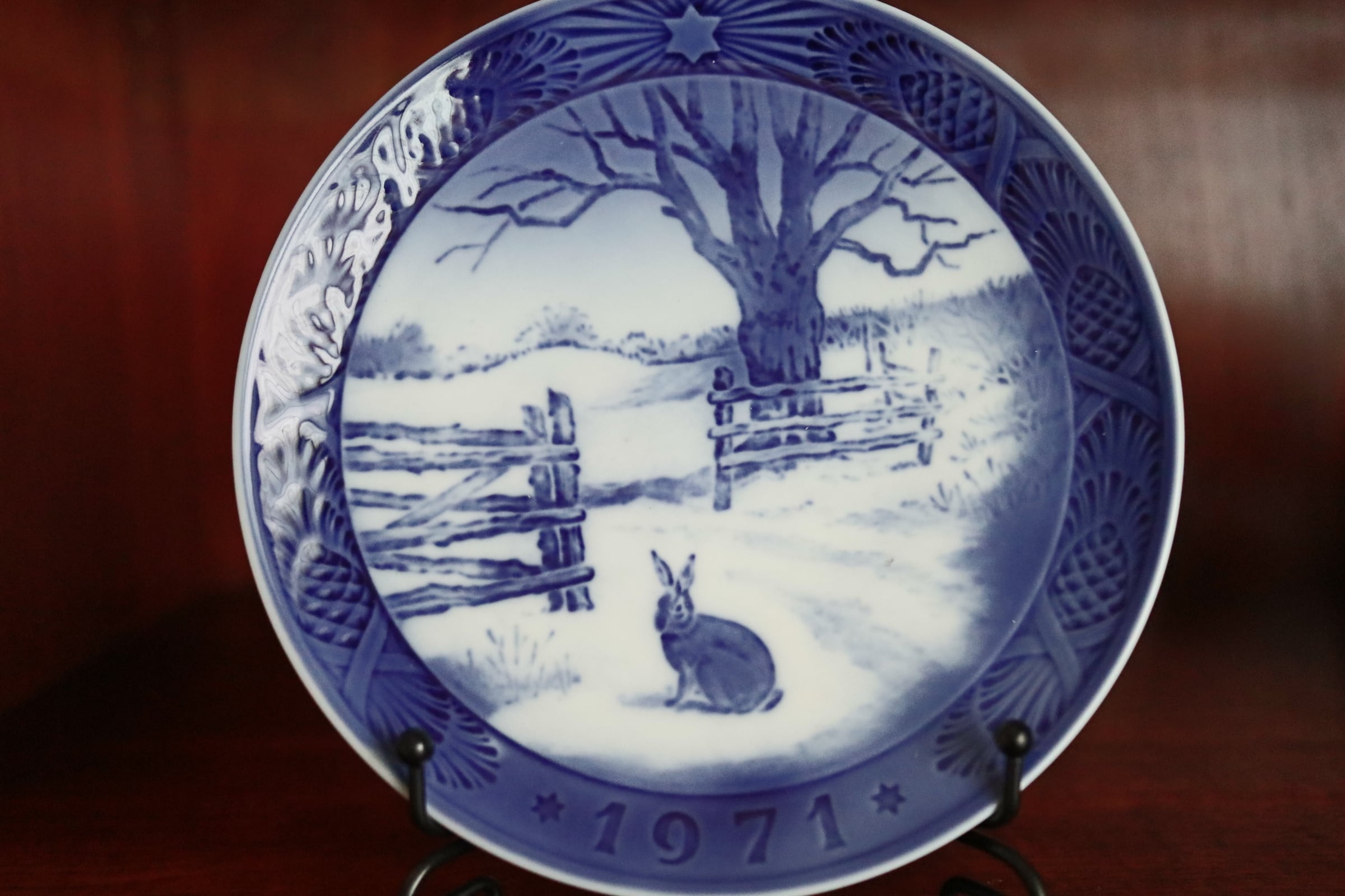 B&G 1971 ロイヤルコペンハーゲン クリスマスプレート イヤープレート