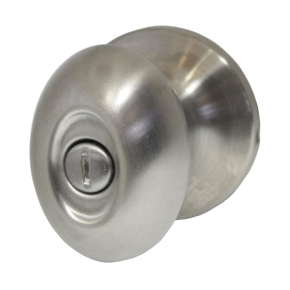 エッグドアノブ Privacy Egg Knobset 簡易錠 ステンレススチール | 木蓮