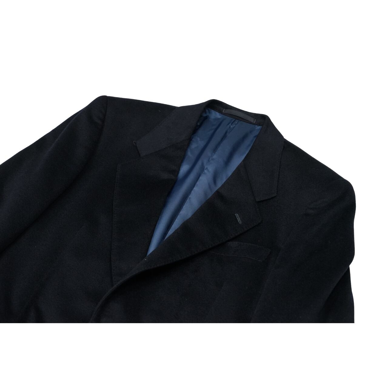 ロロピアーナ ダブルテーラードジャケット SUPER 110'S 黒 Loro Piana ロロ・ピアーナ Super110's ネイビー テーラードジャケット