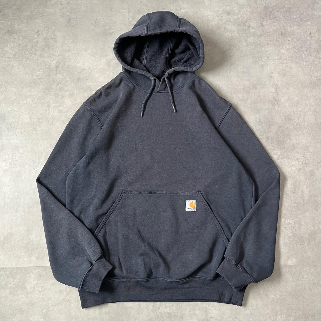 carhartt カーハート パーカー 古着 アクティブ M 紺 17970