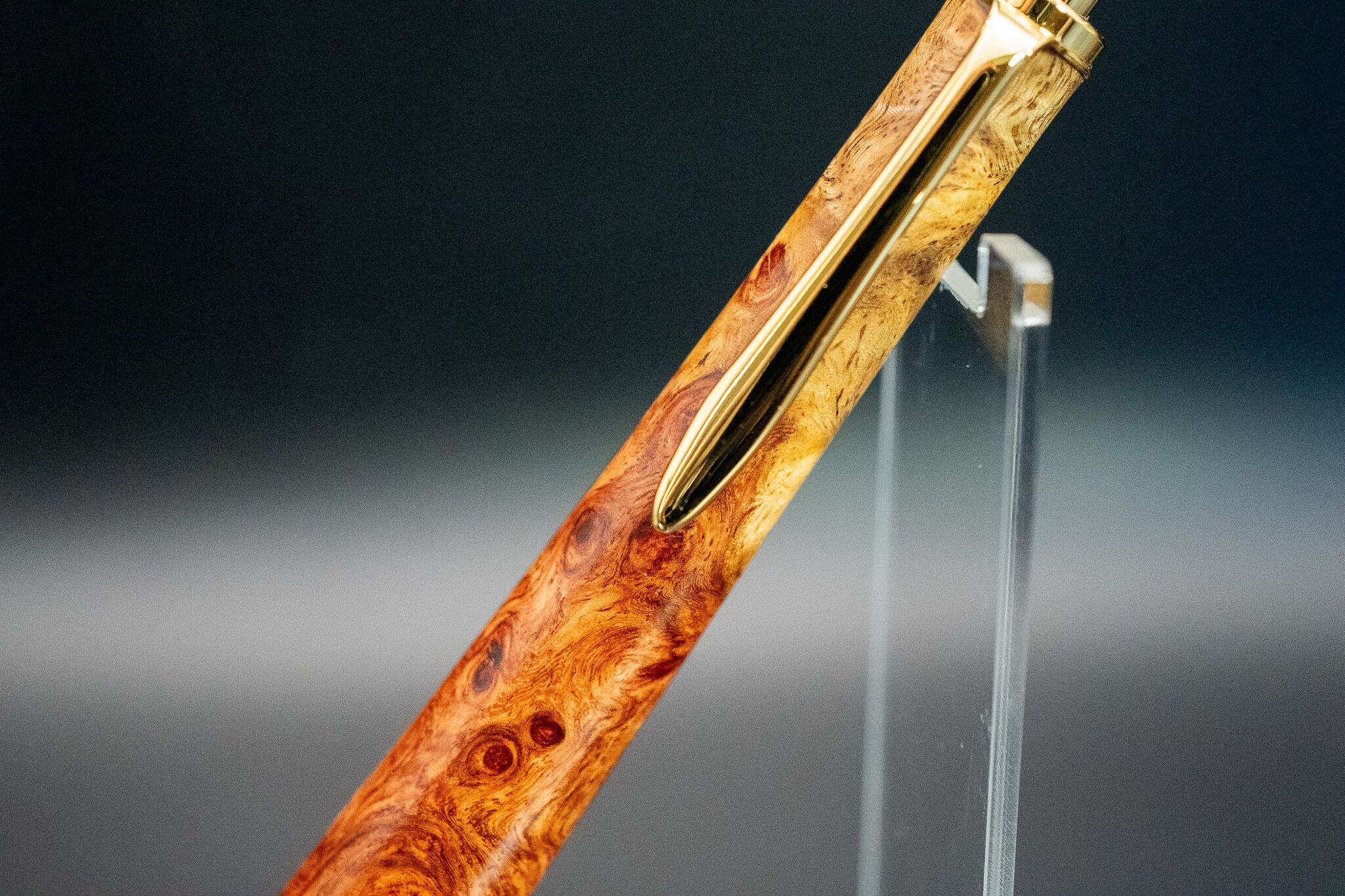 【朱色の銘木】 本花梨紅白 特上gold MP