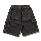 【ROMANTIC CROWN】 WIDE FIT DENIM SHORTS