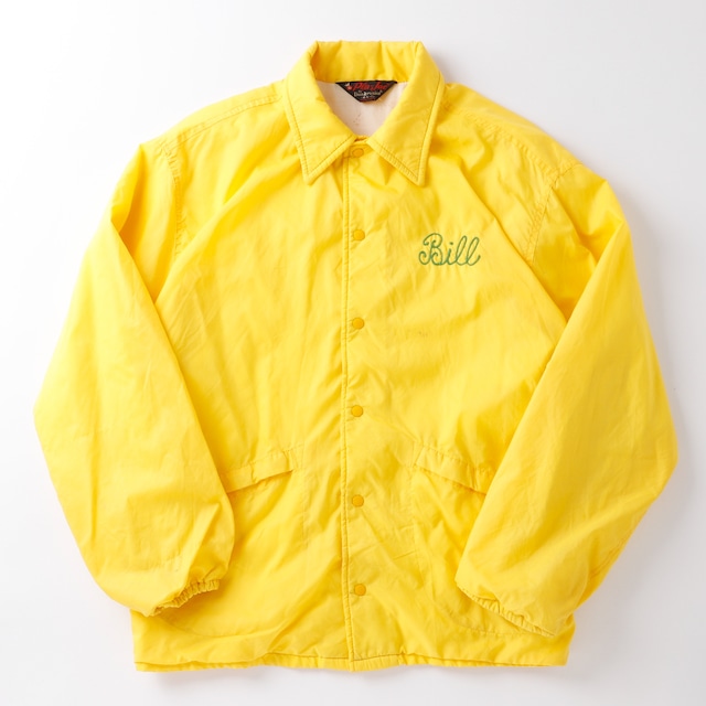 【希少】50s special vintage jacket nylon fabric blouson made in USA   "Gibbs Lawn"／  50年代 ヴィンテージ  ナイロン ジャケット ブルゾン サイズL USA製 イエロー ミントコンディション