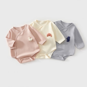 【BABY】ナチュラルコットンロンパース