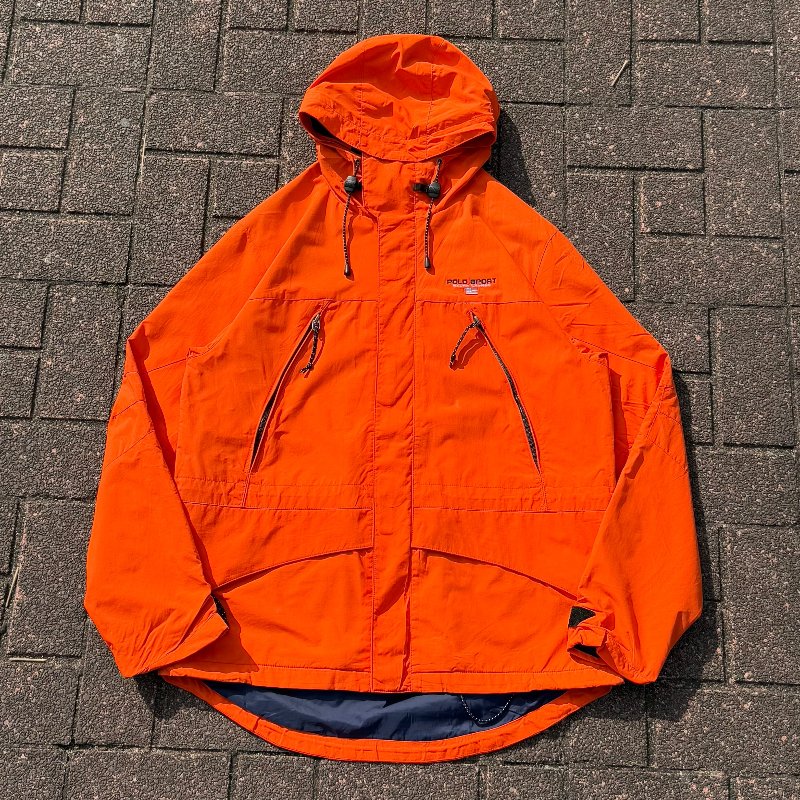 オレンジ】90's Polo Sport Mountain Parka | spike osu