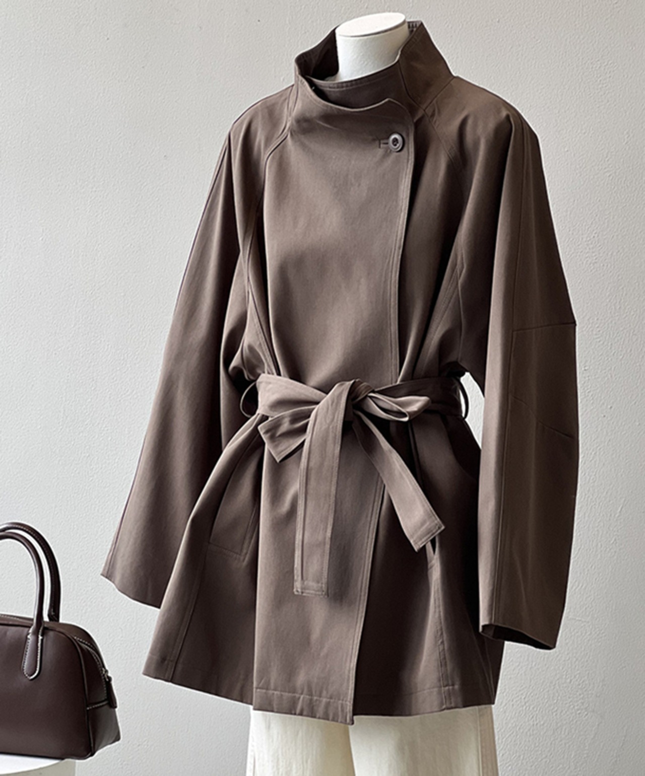 エフォートレスショートトレンチコート 2color A0639 - 14