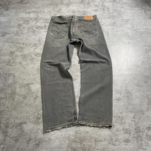 【W34 L32】 メキシコ製 usa levi's 先染ブラック 529 詳細写真2